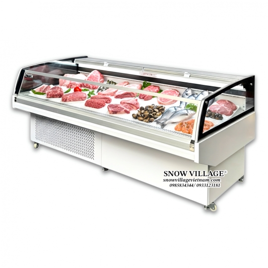 Tủ mát trưng bày thực phẩm màn kéo  XF-2.0