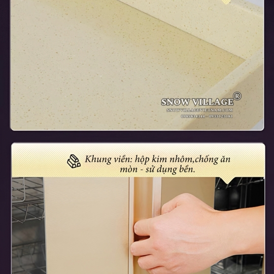 Tủ sấy chén đĩa 3 cửa kính YTP-1200