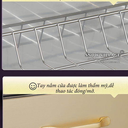 Tủ sấy chén đĩa 3 cửa kính YTP-1200