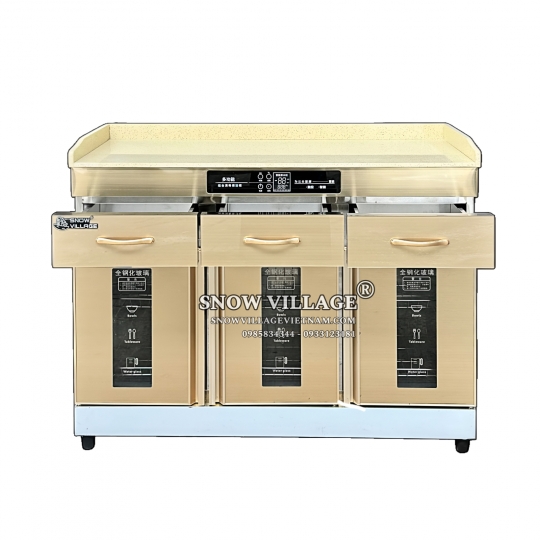 Tủ sấy chén đĩa 3 cửa kính YTP-1200