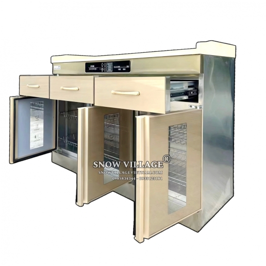 Tủ sấy chén đĩa 3 cửa kính YTP-1200