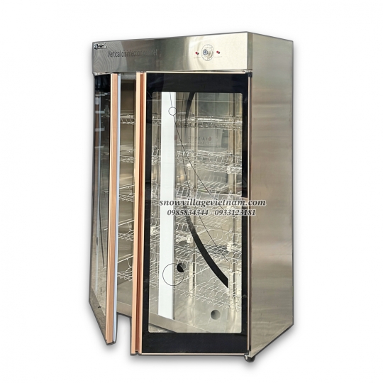 Tủ sấy-tiệt trùng chén ly 2 cửa YTP-910