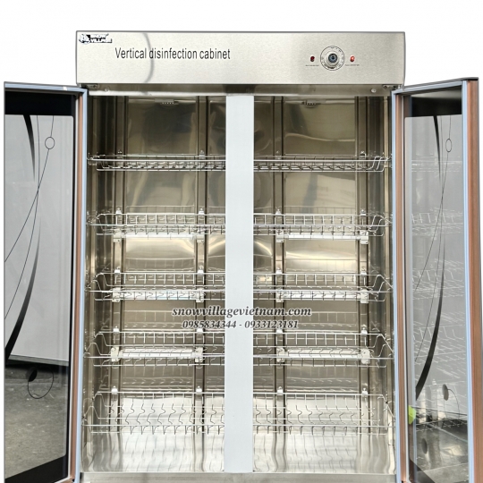 Tủ sấy-tiệt trùng chén ly 2 cửa YTP-910