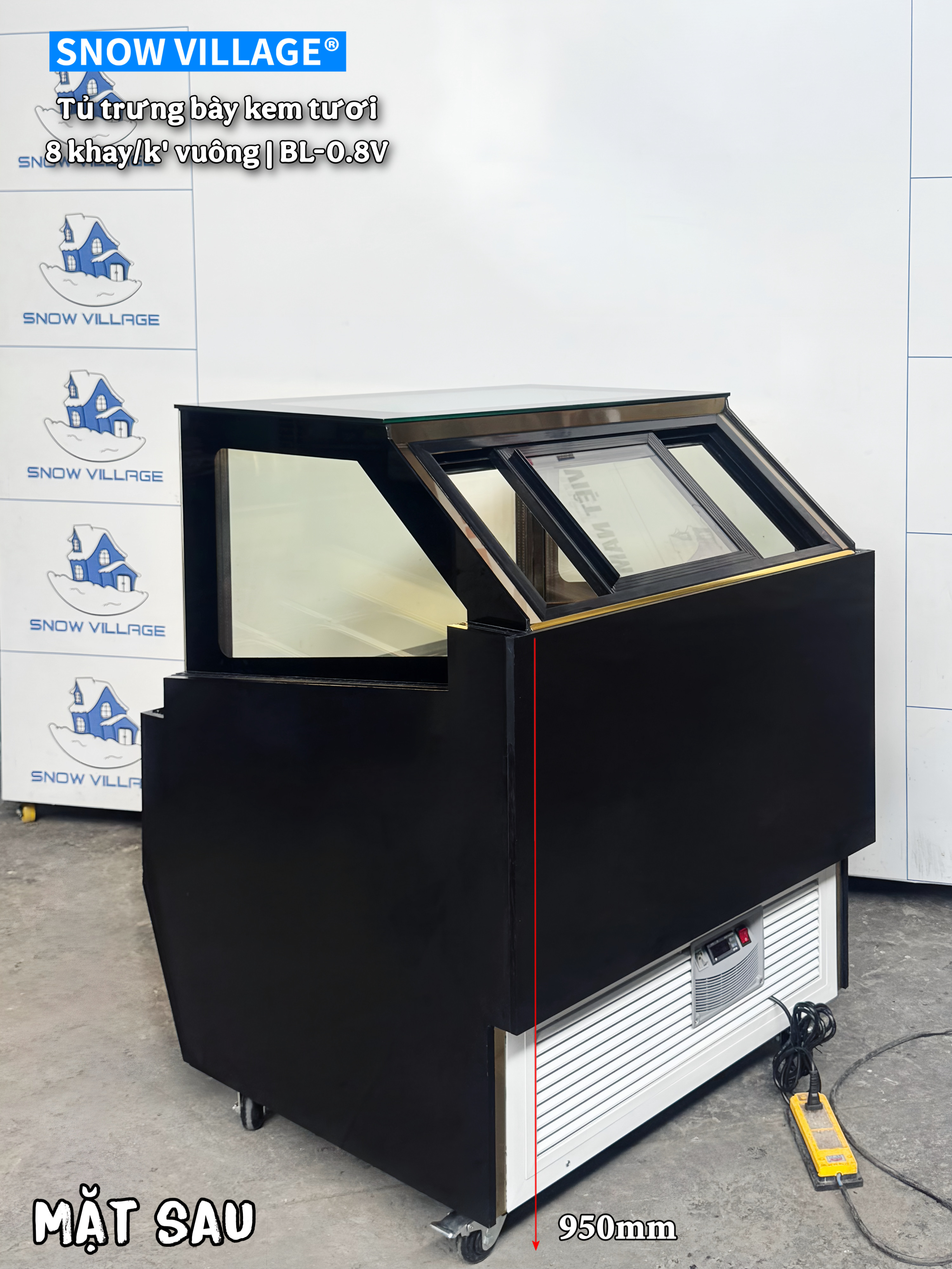 Tủ đông trưng bày kem tươi BL-0.8V