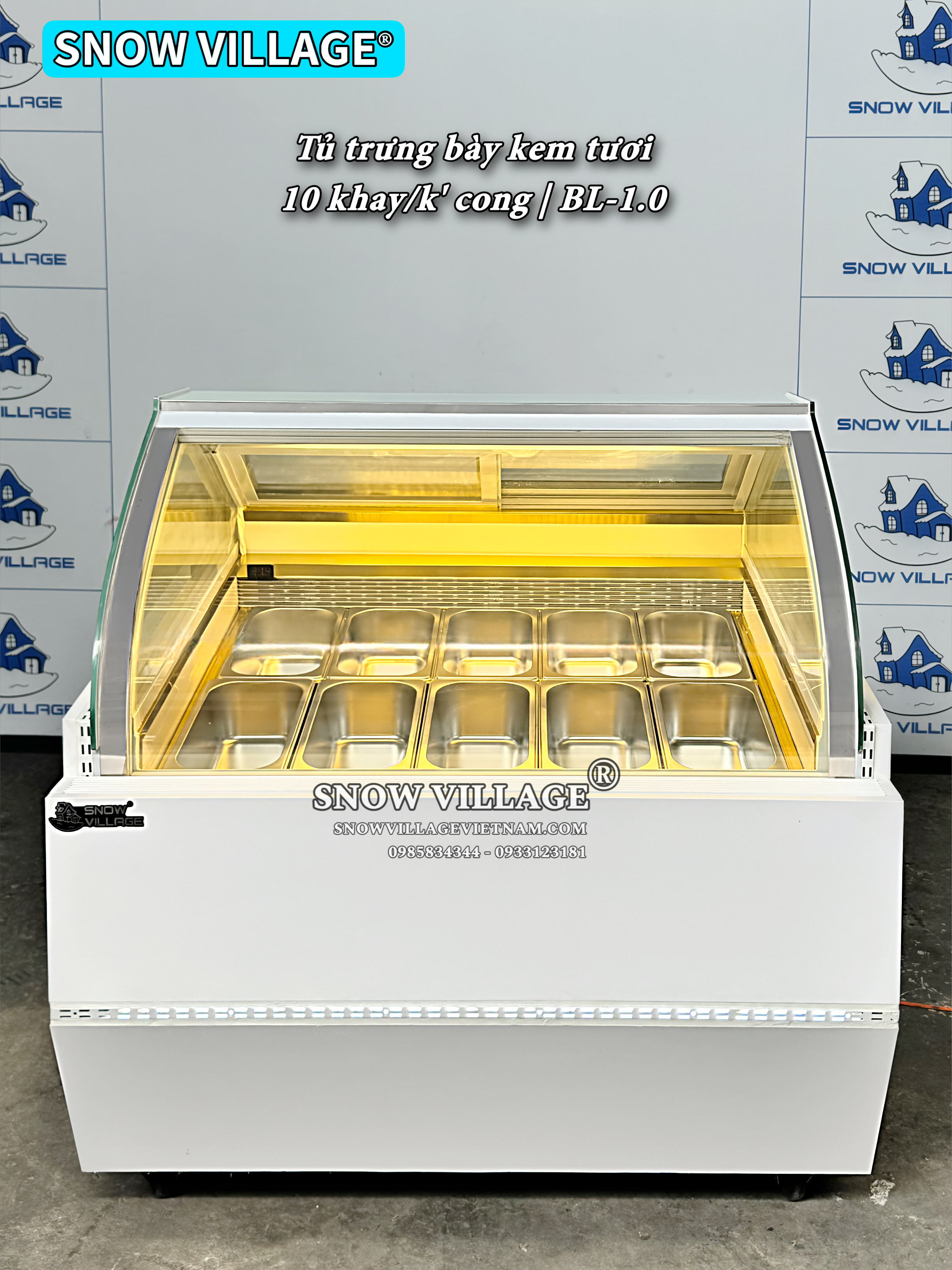 Tủ đông trưng bày kem tươi BL-1.0