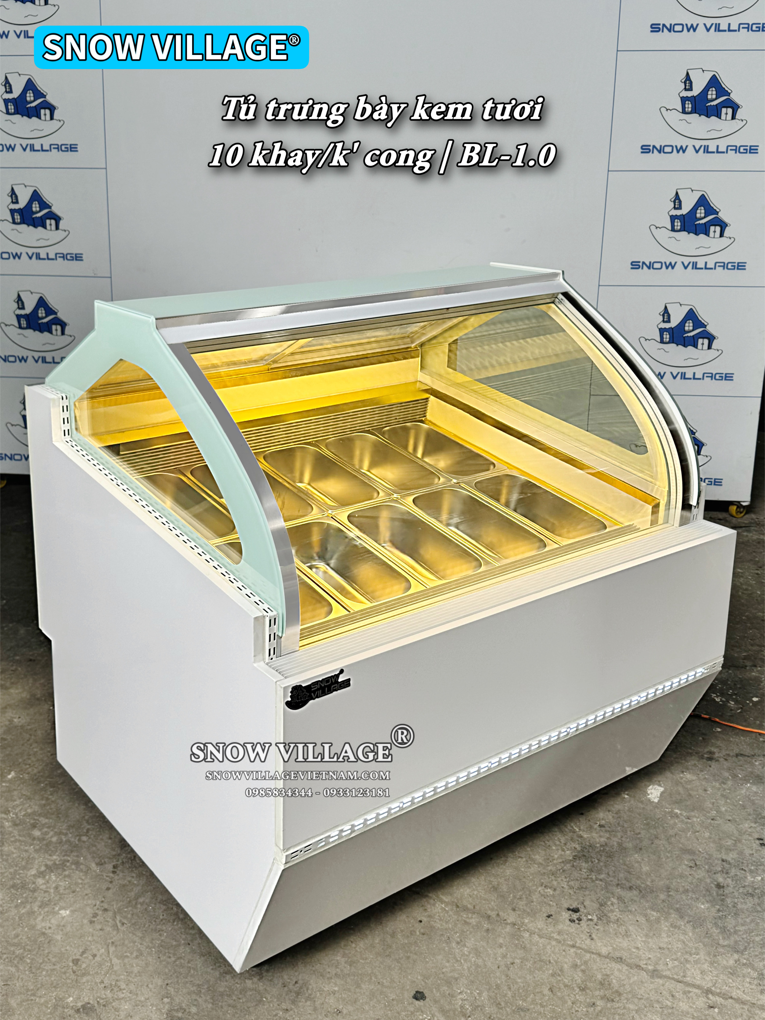 Tủ đông trưng bày kem tươi BL-1.0