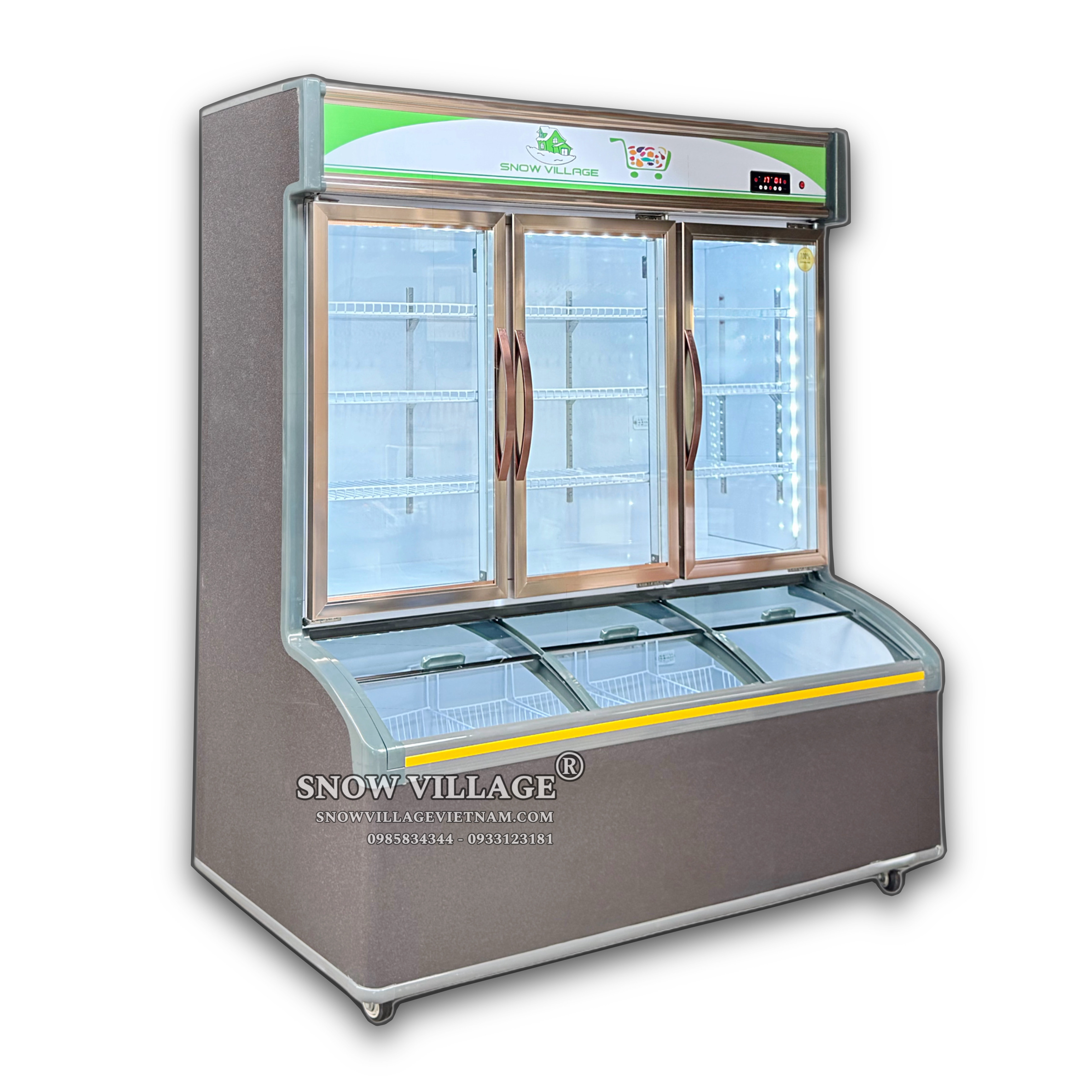 Tủ trưng bày trên mát dưới đông cao cấp LCD-1756