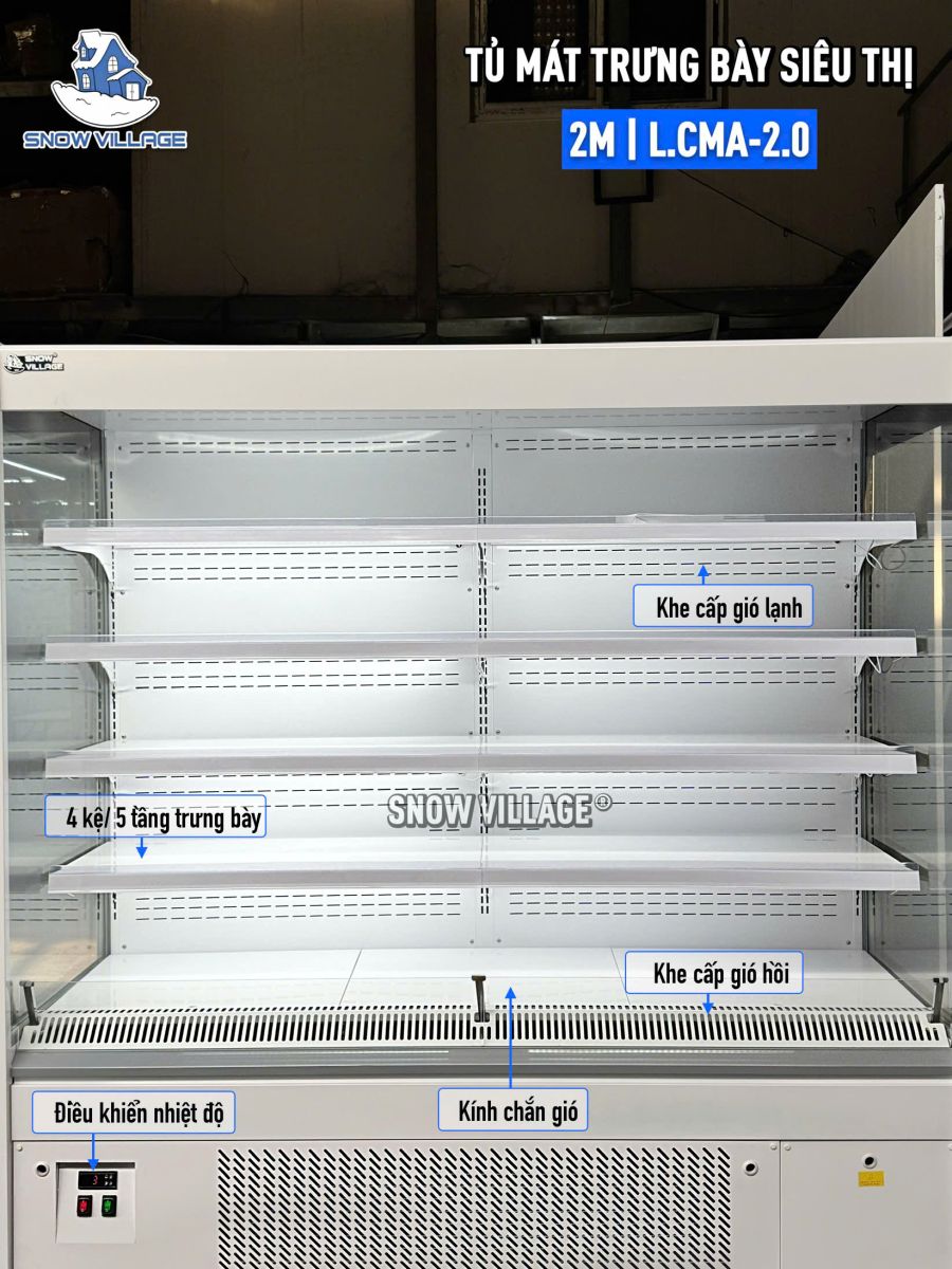 Tủ trưng bày siêu thị L.CMA-2.0