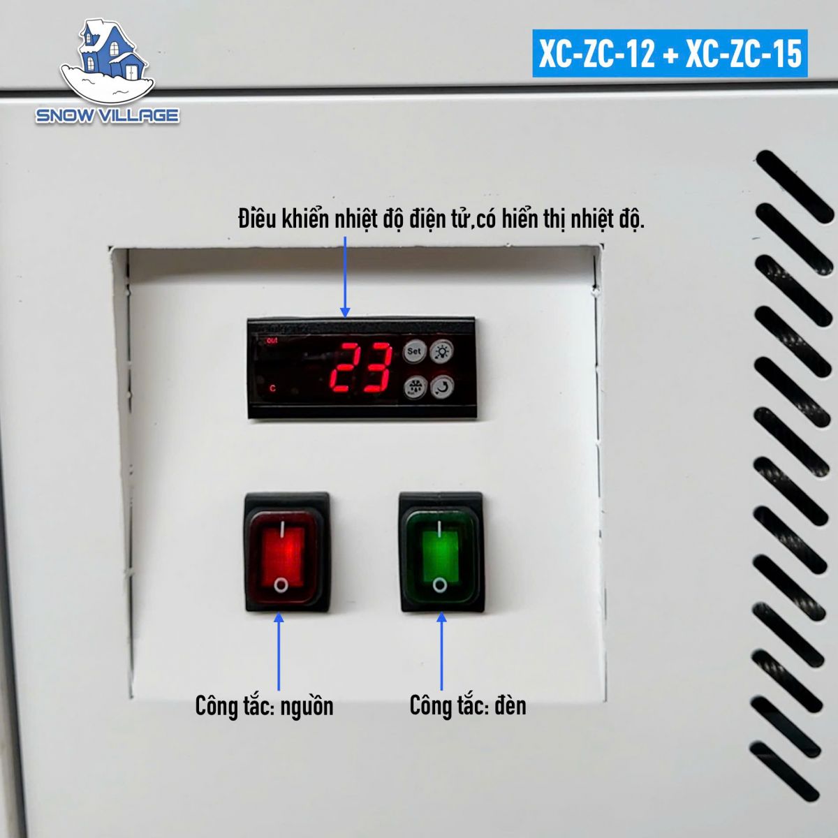 Tủ mát trưng bày siêu thị XC-ZC-1.2