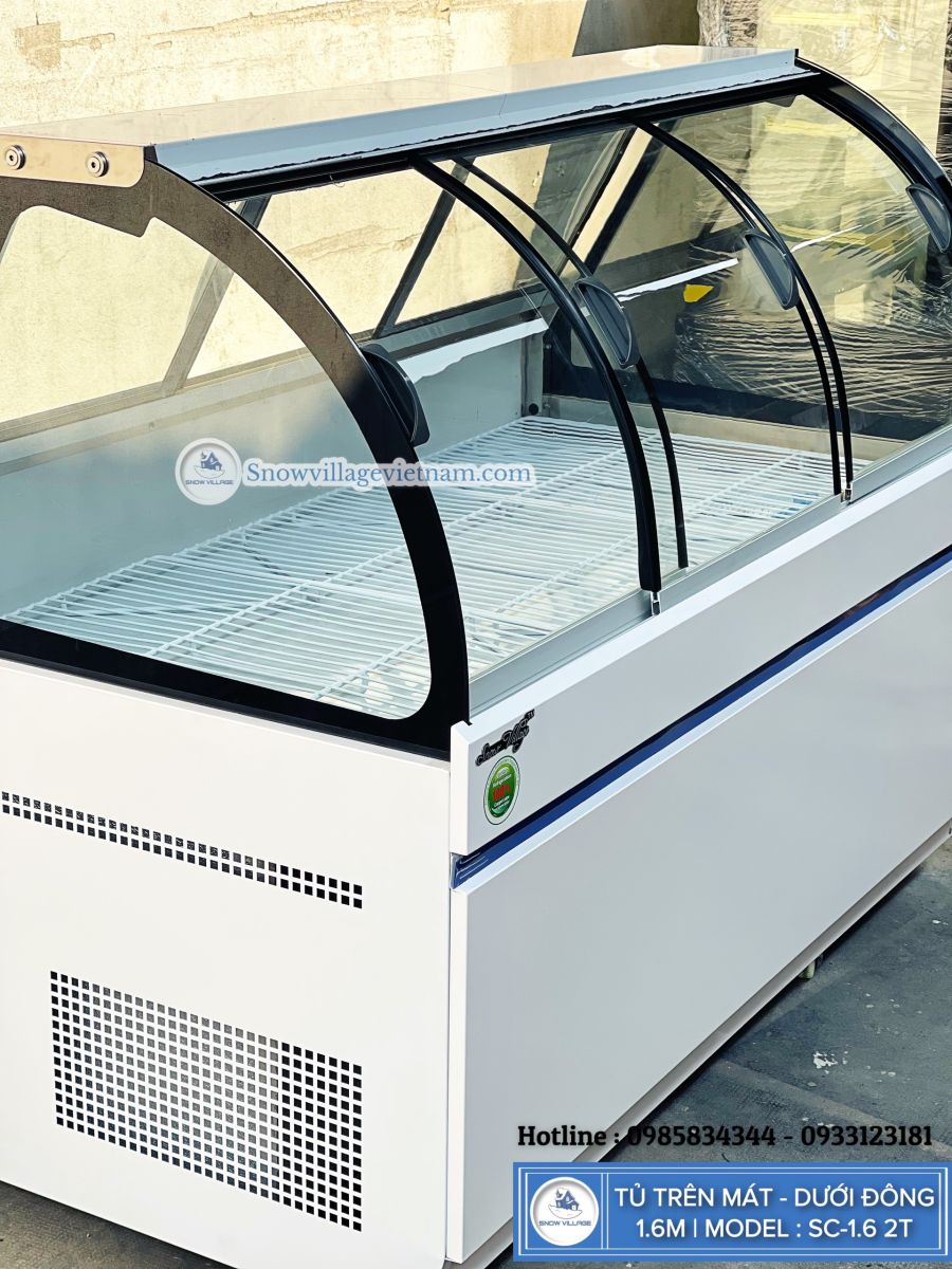 Tủ trưng bày thịt tươi trên mát dưới đông SC-1.6 2T
