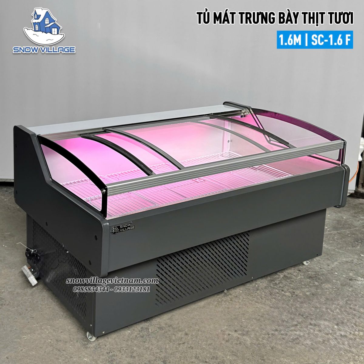 Tủ trưng bày thịt cá tươi SC 1.6F
