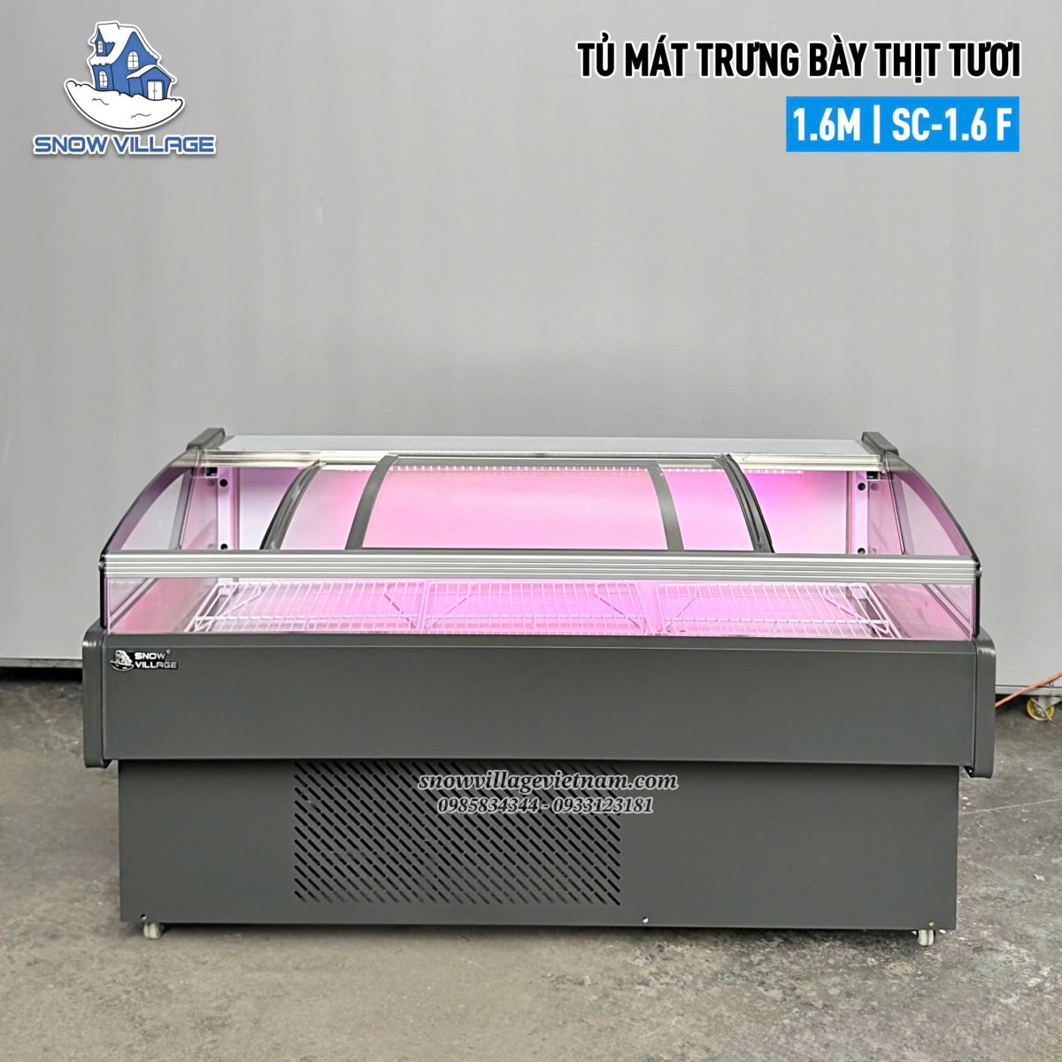 Tủ trưng bày thịt cá tươi SC-1.6F