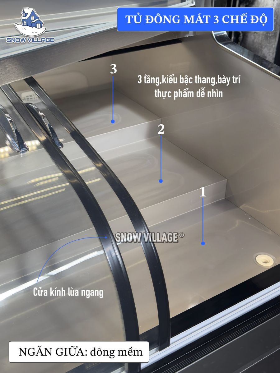 Tủ đông mát 3 chế độ lạnh BT-2000T6C