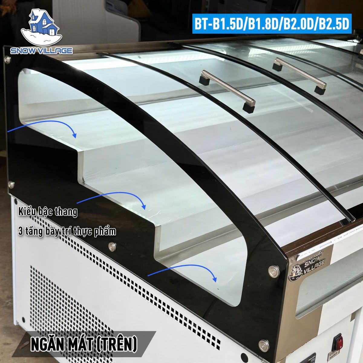 Tủ trên mát – dưới đông BT-B1.5D