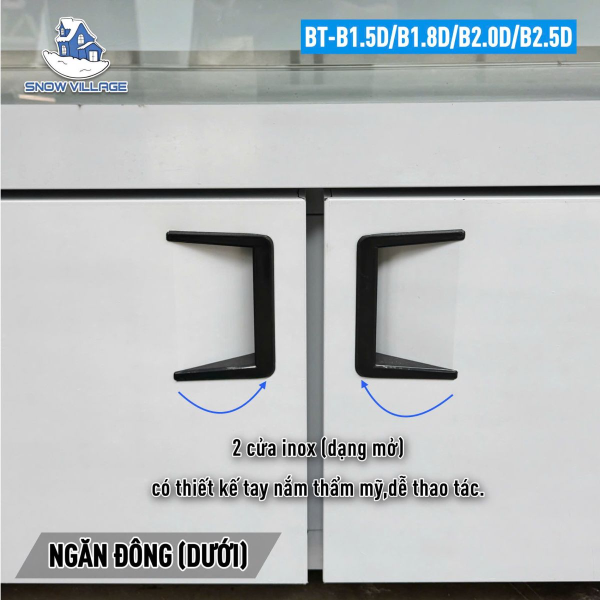 Tủ trên mát – dưới đông BT-B1.5D