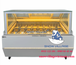 Tủ đông trưng bày kem 16 khay BL-1.6V