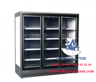 Tủ mát trưng bày cửa mở siêu thị (máy nén ngoài) XC-CFC