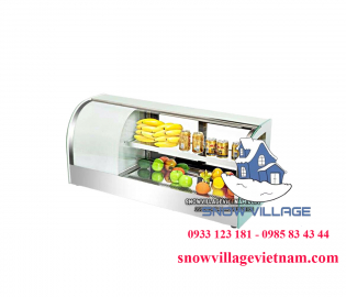 Tủ mát trưng bày sushi,bánh ngọt 1.2m SS-1.2