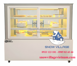 Tủ bánh kem mở cửa trước 1.5m 3 tầng