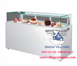 Tủ bánh kem thiết kế 1 tầng 1.5m GB-350-4L.Z1