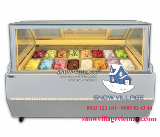 Tủ đông trưng bày kem 16 khay BL-1.6V