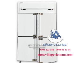 Tủ nửa đông + nửa mát 4 cánh inox 900L SLLDZ4-820LS