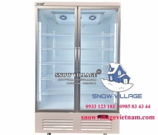 Tủ mát 2 cửa kính 'Quạt lạnh' LC-1200XF