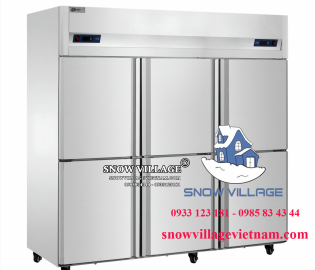 Tủ đông 6 cánh inox 304