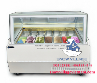 Tủ đông trưng bày kem tươi 14 khay BL-1.4V