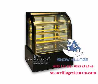 Tủ mát mini kính cong để quầy bar 4 tầng GB-100.Z4