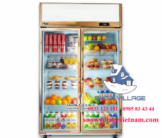 Tủ mát trưng bày 2 cửa (Quạt lạnh) LC-1200AF