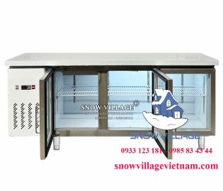 Bàn mát 3 cửa kính 1.8m Quạt lạnh PLO.35L2Q