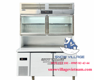 Tủ trên mát - dưới đông inox 1.5m PLRD-15N2B2