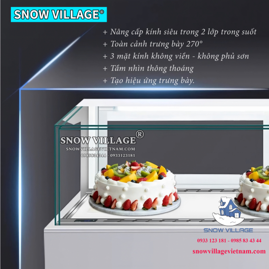 Tủ mát thiết kế 1 tầng 1.8m GB-500-4L.Z1