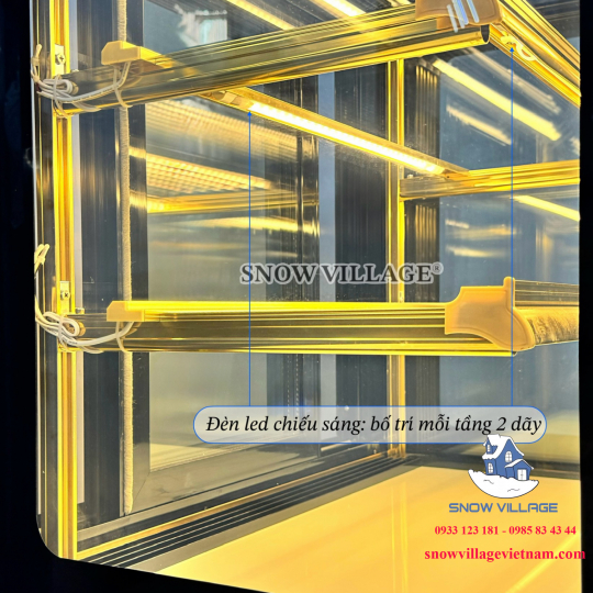 Tủ bánh 3 tầng 0.9m GB-250-4L.Z