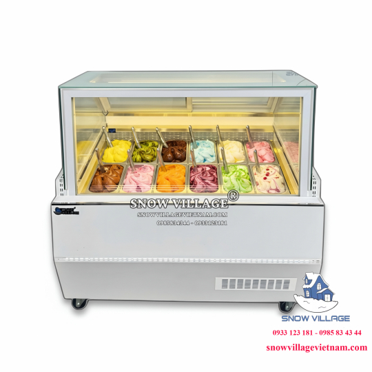 Tủ đông trưng bày kem 12 khay BL-1.2V