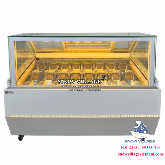 Tủ đông trưng bày kem 16 khay BL-1.6V