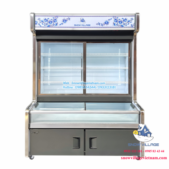 Tủ trên mát dưới đông 3 chế độ 1.6m DC-1600HY