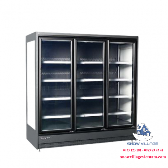 Tủ mát trưng bày cửa mở siêu thị (máy nén ngoài) XC-CFC