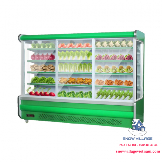 Tủ mát siêu thị cửa lùa