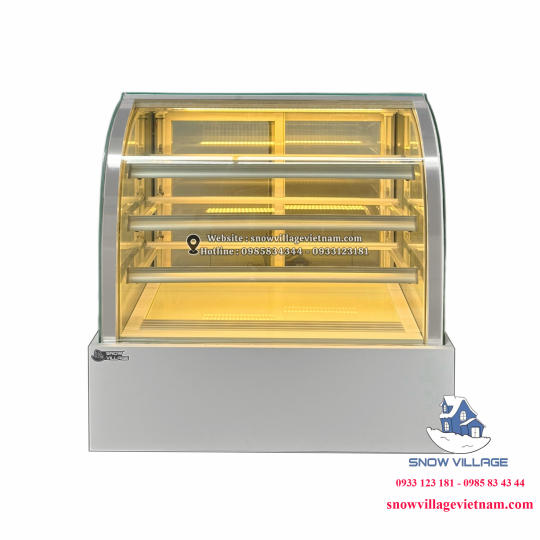 Tủ mát mini kính cong 4 tầng GB-120.Z4