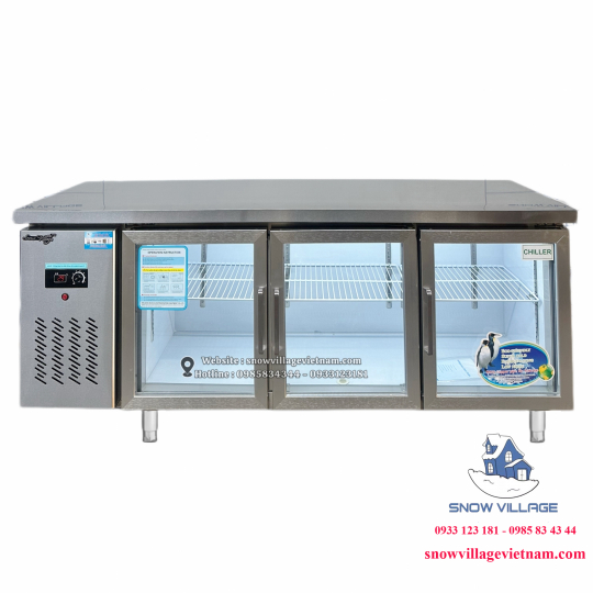 Bàn mát 3 cửa kính 1.8m PLO.35L2CBL