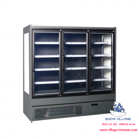 Tủ mát trưng bày siêu thị 3 cửa cao cấp XC-ZC-19