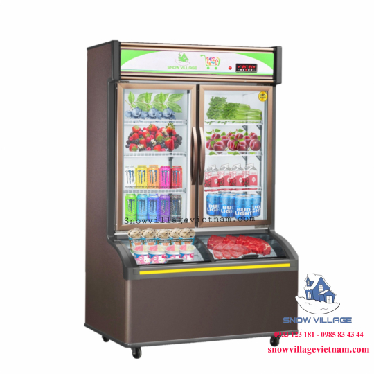 Tủ trưng bày trên mát-dưới đông cao cấp LCD-1198