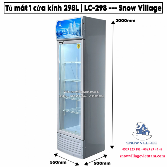 Tủ mát 1 cửa 298L