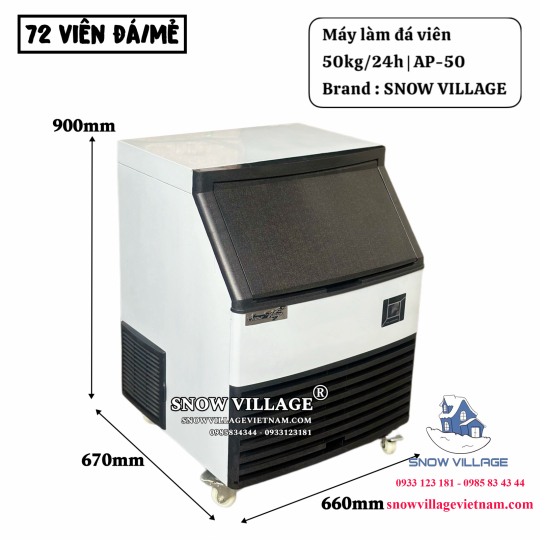 Máy làm đá viên 50kg/24h AP-50