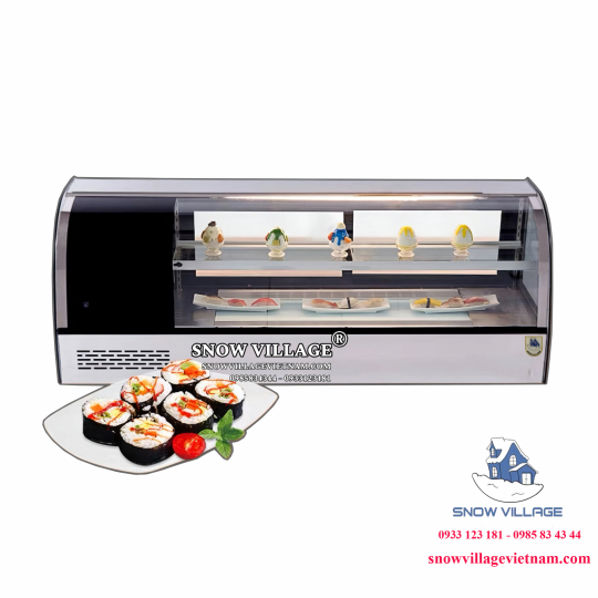 Tủ mát trưng bày sushi,bánh ngọt 1.5m SS-1.5