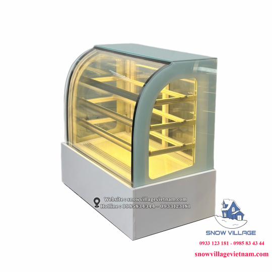 Tủ mát mini kính cong 4 tầng GB-120.Z4