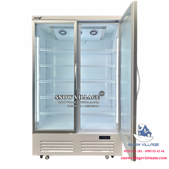 Tủ mát 2 cửa kính 