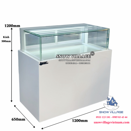 Tủ bánh kem thiết kế 1 tầng 1.2m GB-300-4L.Z1